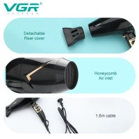 VGR V-423 1800-2200W Powerful Electric Hotel Professional Hair Dryer