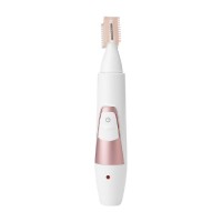 Women High Speed USB Charging 2 in 1 Mini Eyebrow Trimmer Electric Shavers Set