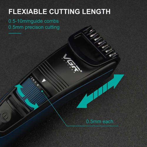 VGR V-052 adjustable hair cutting trimmer profesional rechargeable hair clippers electric hair trimmer for men