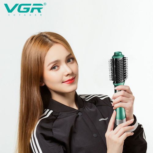 VGR V-493 4 in1 hair dryer styler power cord hot air brush comb professional electric hair straightener