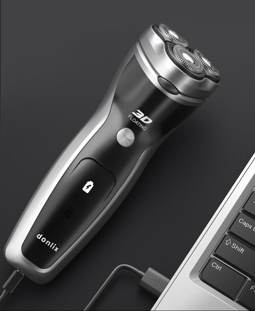 Profession Rechargeable Shaving Machine with LCD Display Portable Low Noise Electric Razor For Men